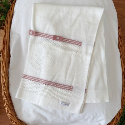  Saída de Maternidade Céu Estrelado Salopete - Off White e Rose